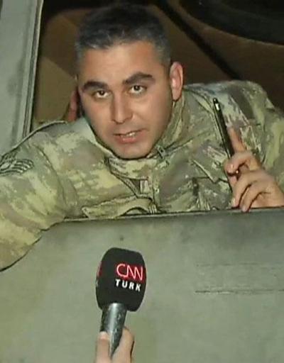 Harekata giden tank komutanı CNN TÜRKe konuştu: Dualarınızı esirgemeyin