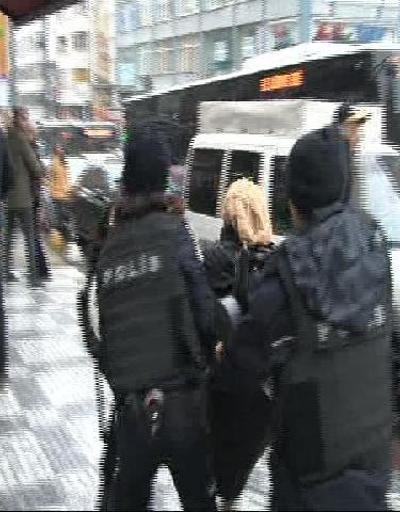 İstanbulda Afrin protestosuna polis müdahalesi: Çok sayıda gözaltı var