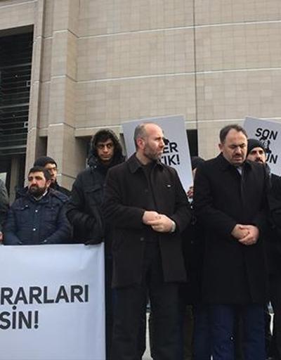 Çağlayan Adliyesi önünde 28 Şubat protestosu