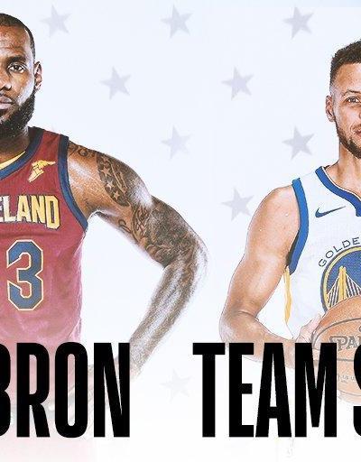 Lebron ve Curry NBA All-Star kadrolarını seçti