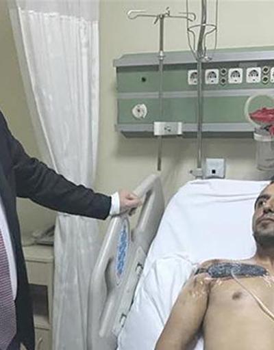 CHP milletvekili Arık, Afrinde yaralanan yüzbaşıyı ziyaret etti