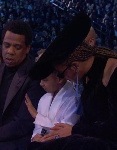 Grammyye damga vuran anlar Beyonce ve Jay Zyi böyle durdurdu