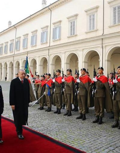 Cumhurbaşkanı Erdoğan Roma’da İtalyan mevkidaşıyla görüştü