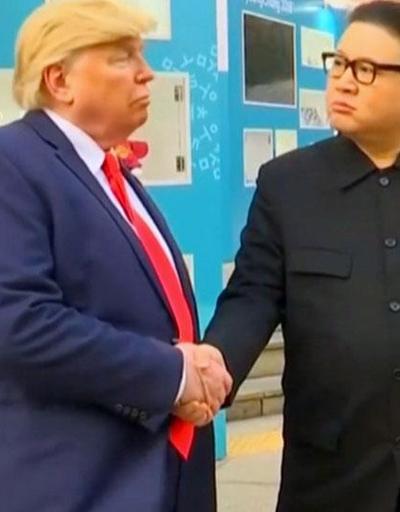 Trump ile Kim Jong-Un sonunda bir araya geldi