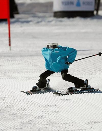 Robot kayakçılar altın madalya için yarıştı