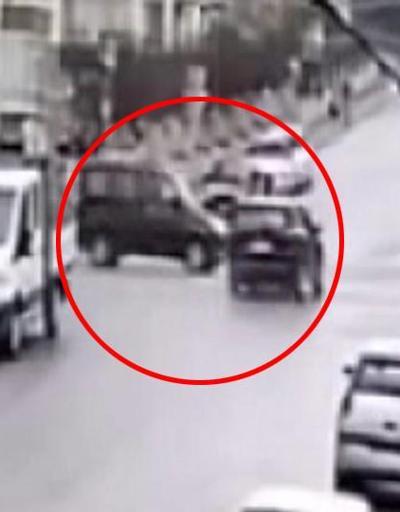 Ankarada iki kaza güvenlik kameralarına yakalandı