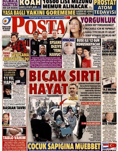 23 Şubat 2018 - Gazetelerin birinci sayfaları