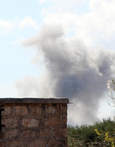 Afrindeki Meryemeyn Köyü bombalandı