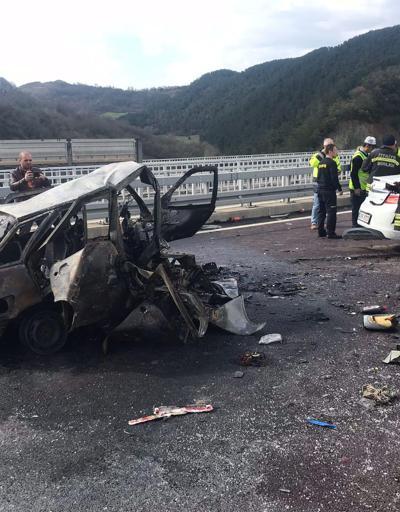 Bursada korkunç kaza: 2 kişi yanarak öldü