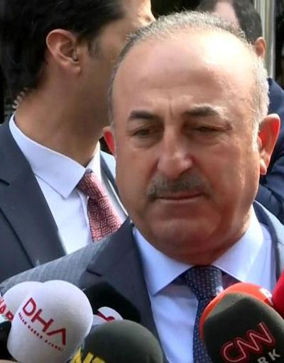 Bakan Çavuşoğlu, Hasan Celal Güzel için taziye ziyaretinde bulundu