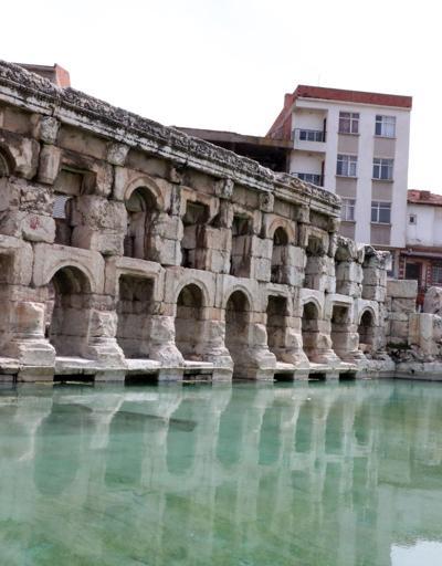 Yozgattaki Basilica Therma Roma Hamamının şifalı suyu 2 bin yıldır akıyor