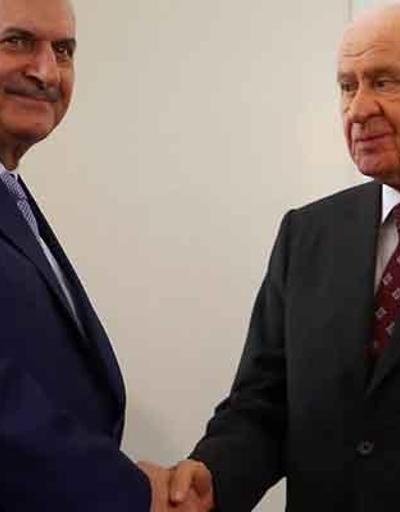 Başbakan Binali Yıldırım, MHP lideri Bahçeli ile görüştü