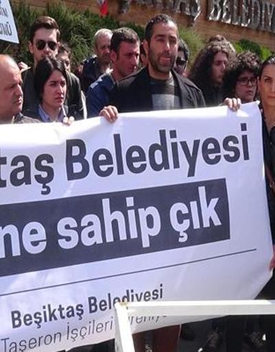 Beşiktaş Belediyesinde eylem