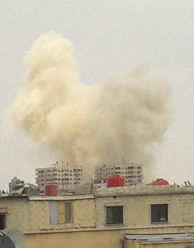 Son dakika... Suriyenin başkenti Şamda büyük patlama