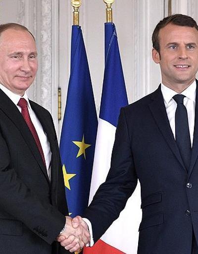 Putin ve Macron telefonda Suriyeyi görüştü