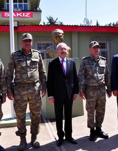 Kılıçdaroğlu Hudut Karakolunu ziyaret etti