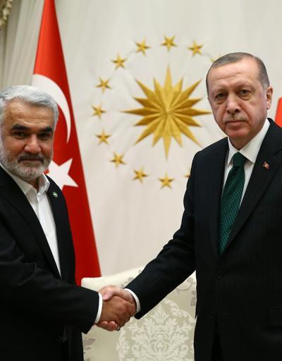 Cumhurbaşkanı Erdoğan, HÜDA-PAR Genel Başkanı Yapıcıoğlunu kabul etti