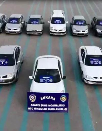 Ankarada oto hırsızlığı çetesi çökertildi