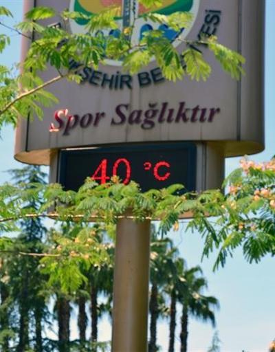 Adanada sıcaklık 40 dereceyi buldu