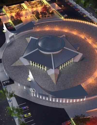 Türkiyenin ilk ay yıldız temalı camisi bu yıl tamamlanacak