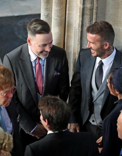Kraliyet düğününün yıldızı David Beckham oldu