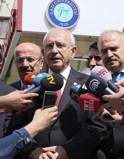 CHP lideri Kılıçdaroğlu, hastanedeki Saadet adayını ziyaret etti
