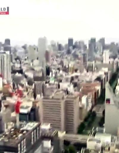 Japonya 6.1 ile sallandı Deprem anı kamerada