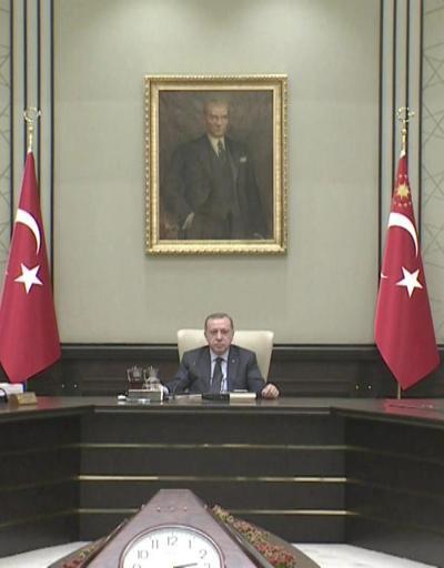 Cumhurbaşkanı Erdoğan, Başbakan ve bakanları topladı