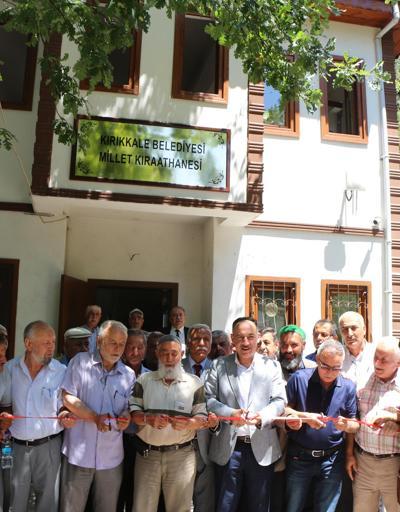 Kırıkkale’de Millet Kıraathanesi açıldı