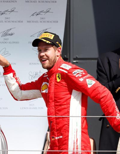 Vettel Britanyadan zaferle ayrıldı