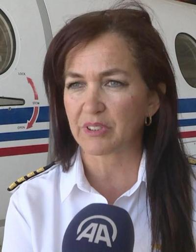 Ambulans filosunun ilk kadın pilotu
