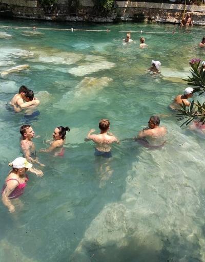 2 bin 500 yıllık antik havuz turistle doluyor