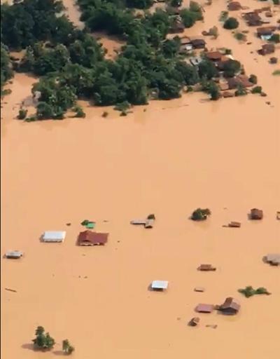 Laosta baraj çöktü, 6 köyü yuttu: Yüzlerce kayıp var