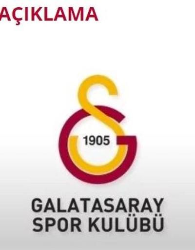 Galatasaraydan kamuoyuna açıklama