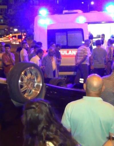 Kırıkkalede feci kaza: Takla atan otomobil 185 metre sürüklendi