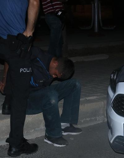 Polisten kaçan otomobil kapanla yakalandı: 6 gözaltı