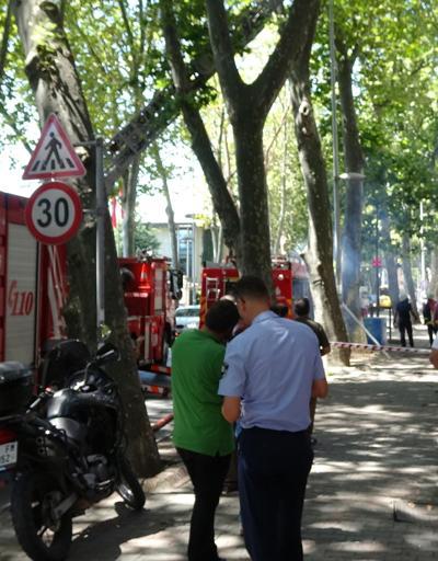 Beşiktaşta yangın paniği