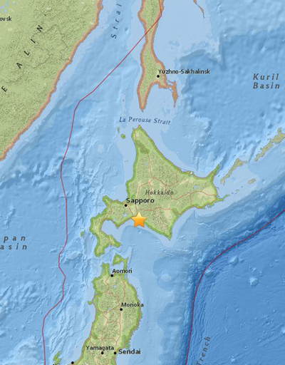 Japonyada 6,6 büyüklüğünde deprem
