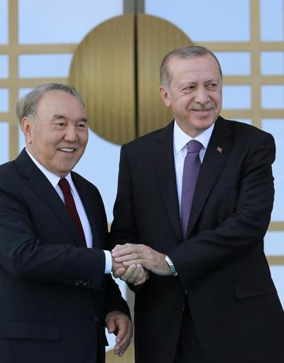 Kazakistan Cumhurbaşkanı Nursultan Nazarbayev Beştepede