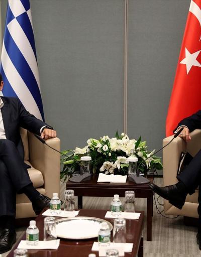 Cumhurbaşkanı Erdoğan, Yunanistan Başbakanı Çipras ile görüştü