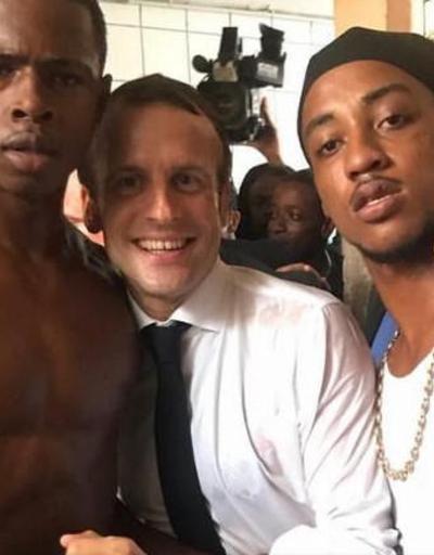 Macronla fotoğraf çekilen kişinin kimliği ortaya çıktı