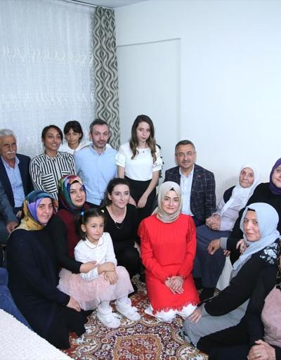 Cumhurbaşkanı Yardımcısı Oktaydan şehit ailesine ziyaret