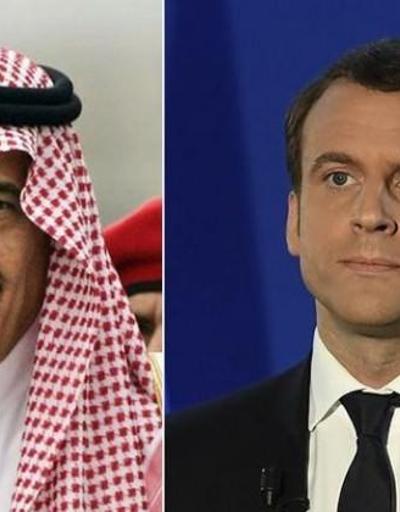 Macron ve Kral Selman Kaşıkçı cinayetini görüştü