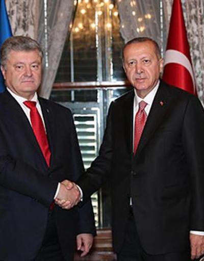 Erdoğan ile Poroşenkonun görüşmesi başladı