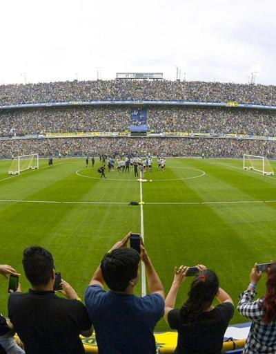 Boca Juniors antrenmanında 50 bin seyirci