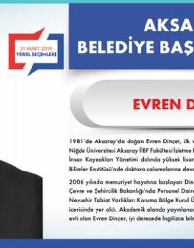 AK Parti Aksaray Belediye Başkanı Adayı Evren Dinçer kimdir