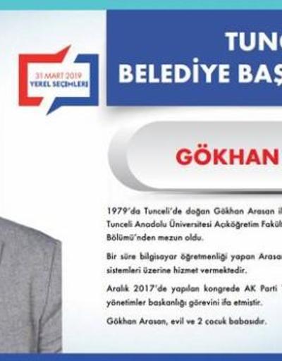 AK Parti Tunceli Belediye Başkanı Adayı Gökhan Arasan kimdir