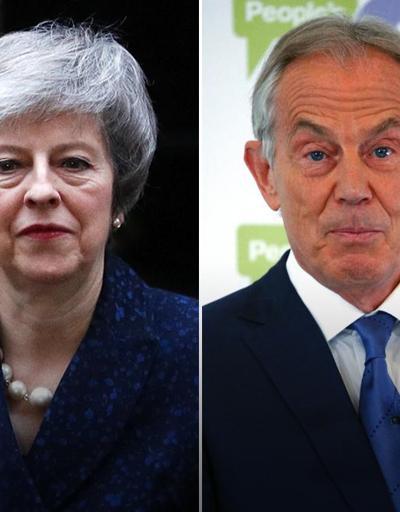 Theresa Mayden eski Başbakan Blaire tepki