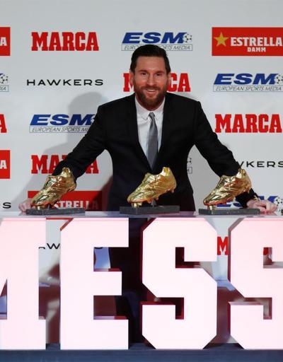 Messi 5. kez Altın Ayakkabıyı aldı