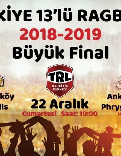 Türkiye Ragbi Liginin büyük finali İstanbulda yapılacak